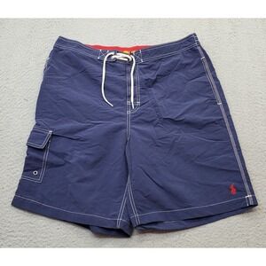 Polo Ralph Lauren Board Shorts Mens Large‎ Multi Thermal Lined Pocket Drawstring